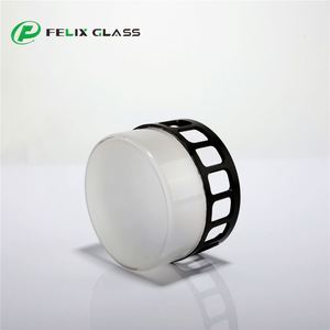 Abat-jour cylindrique en verre borosilicate 3.3 OEM FELIX GLASS, fabriqué à la main, écologique, industriel, givré, peint, échantillon gratuit - Product Image 6