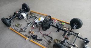 Transporte de monorriel eléctrico de conducción <span class=keywords><strong>trasera</strong></span> de 3kw con engranaje reductor conjunto diferencial del eje delantero - Product Image 4