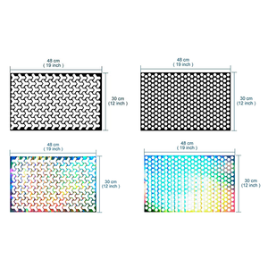 48*30cm elegante coche panal pegatinas luces traseras calcomanías para Auto lámpara trasera decoración ventana envoltura película pegatina decorativa - Product Image 2