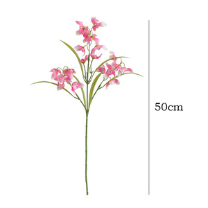 ดอกกล้วยไม้โดฟออร์คิด ดอกลาร์คสปอร์ ดัลฟีเนียม ดอกไม้ประดิษฐ์จากผ้าไหมคุณภาพสูง สำหรับงานแต่งงาน ตกแต่งบ้าน และอุปกรณ์ประกอบฉากถ่ายภาพ - Product Image 5