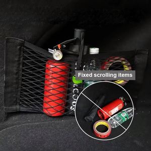 Universal Black <b>Car</b> <b>Interior</b> Mesh Net Trunk Organizer for SUV/<b>Car</b> Boot PP Material - Product Image 5