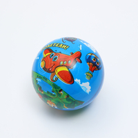 Balle gonflable de 9 pouces pour enfants, jouet gonflable arc-en-ciel, ballon de volley-Ball coloré en PVC, ballon de football