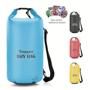 Sacs étanches en PVC à succès : sacs de plage et sacs à bandoulière zippés pour activités de plein air, natation, camping, escalade, avec logo personnalisé - Product Image 1