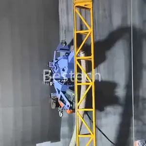 Vertical type abrator shot blasting machine for oil storage tanks