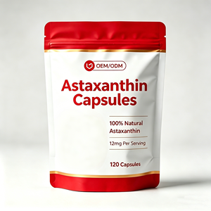 Cápsulas <span class=keywords><strong>de</strong></span> Extracto <span class=keywords><strong>de</strong></span> Astaxantina Orgánica, Apoyo Inmunológico, Marca Privada OEM - Product Image 1