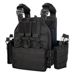 سترة تكتيكية Molle <span class=keywords><strong>multicam</strong></span> وحملة صفيحة من النايلون مع درجة III من البولي إيثيلين الصلب - Product Image 4