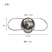 Boules de café congelées en gros, adaptées à l'espresso, réutilisables, en acier inoxydable, pour refroidir le café, outils de cuisine, accessoires pour café