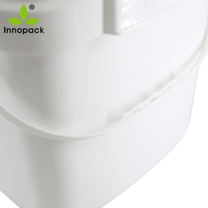 8.5 Gallon Food Packaging square <b>Bucket</b> <b>with</b> <b>Lid</b> for Shampoo Laundry Detergent - Product Image 6
