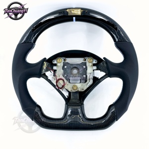 พวงมาลัยคาร์บอนไฟเบอร์พร้อมไฟ LED สำหรับ S2000 ปี 2000-2009 แบบโลโก้สั่งทำ - Product Image 1