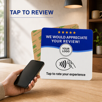Plaque NFC QR personnalisée en acrylique NTAG215 13,56 MHz avec impression de logo sur mesure, vente en gros directe usine