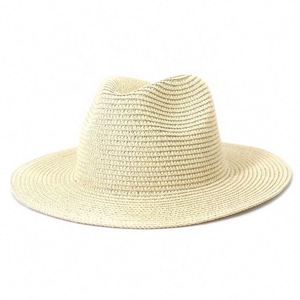 Chapeau Panama unisexe en paille à visière souple personnalisé pour la plage, la pêche, le ski, les voyages – Modèle adulte 2021, Meilleure vente - Product Image 4