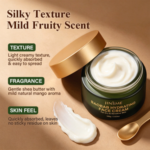 Crema Hidratante Calmante con Ácido Hialurónico y Pantenol, Repara la Piel África Seca, Sensible y Dañada por Rayos UV, Marca Privada - Product Image 4