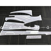 Autocollant de voiture pour Hilux Pickup 4 portes, bande de carrosserie pour Hilux 4X4 2023