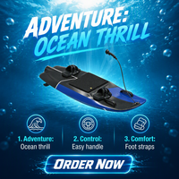 Planche de surf électrique hydrofoil en fibre de carbone étanche, propulsion à jet, panneau haute résistance pour le surf en mer et en eau douce pour adultes