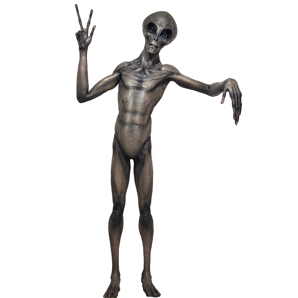Life Size Alien Figure - Realistic Sci-Fi Crafts for sale