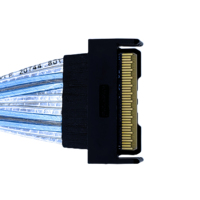 Câbles de stockage de données SlimSAS SFF-8654 74pin 8i Series MICO Cable Straight to Straight Support SAS 4.0 24G et PCIe Gen 4.0 signal