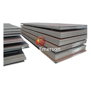 SS400 Material de construcción ASTM A283 A285 Grado C placa de acero laminado en caliente/ASTM A36 A572 grado 50 placas de acero suave precios