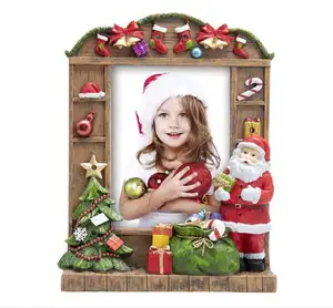 Resin Craft Picture Photo Frame Artificial Style Christmas Decoration Souvenir for Home Decoration and Baby Gifts