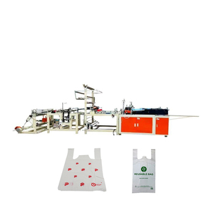 מכונות לייצור שקיות עם מנוע סרוו במהירות גבוהה, איטום בחום וחיתוך חם לייצור שקיות קניות - Product Image 5