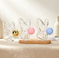 Flacon de parfum en verre unique et créatif en forme de papillon, 30 ml, 85 ml, 100 ml, avec pulvérisateur à pompe et une variété de couvercles disponibles