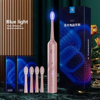Cepillo de Dientes Eléctrico Sónico de Fábrica con Pantalla LED, Cerdas Suaves, Resistente al Agua IPX7, Recargable por USB, Batería de 400mAh, 4 Modos