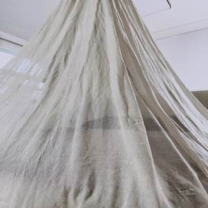 Moustiquaire ronde en fibre d'argent et coton avec Earthling - Résistante aux odeurs et aux acariens, tente de lit - Product Image 1