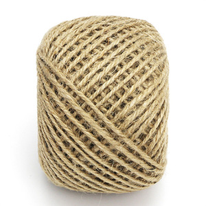 <span class=keywords><strong>Corde</strong></span> en Jute de 2mm, 3 plis, 50M, emballage artisanal pour bricolage, 100M ou 50M - Product Image 4