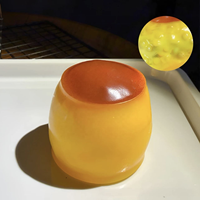 Nouveau jouet anti-stress en forme de crème croustillante, jouet à presser, jouet moelleux simulé en forme de pudding croustillant