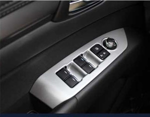 Botón de interruptor de vidrio para ventana, accesorios interiores, cubierta embellecedora de fibra de carbono para <span class=keywords><strong>Mazda</strong></span> 2017 CX5 2018 2019 2020 2021 <span class=keywords><strong>2022</strong></span> - Product Image 3