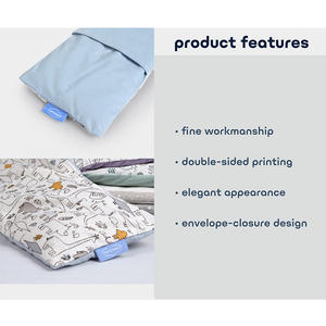 <span class=keywords><strong>Oreiller</strong></span> apaisant en coton tricoté avec taie d'<span class=keywords><strong>oreiller</strong></span> détachable avec des motifs <span class=keywords><strong>de</strong></span> dessins animés et des coquilles <span class=keywords><strong>de</strong></span> <span class=keywords><strong>sarrasin</strong></span> - Product Image 4