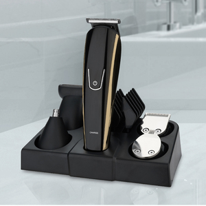 Мужская дешевая Беспроводная Машинка для стрижки волос с ЖК-дисплеем, триммер для бороды, бритва, перезаряжаемая Парикмахерская, Электрический Usb, 3 Вт - Product Image 5