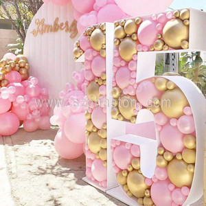 Ballons en mosaïque décoratifs Numéro 15e <span class=keywords><strong>anniversaire</strong></span> Numéro de signe <span class=keywords><strong>Anniversaire</strong></span> Fournitures de fête pour la décoration de fête d'<span class=keywords><strong>anniversaire</strong></span> de 15e 16e 21e <span class=keywords><strong>anniversaire</strong></span> - Product Image 2