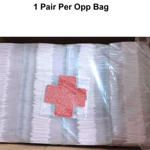 Parches invisibles de satén de corazón redondo de tela al por mayor para mujer, pegatinas adhesivas transpirables para el pecho, cubiertas para pezones desechables - Product Image 5