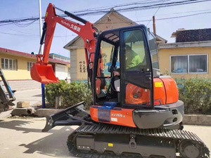 Kubota KX155 Mini excavadora usada de 5 toneladas, oruga hidráulica de segunda mano, pequeña máquina de construcción de movimiento de tierras, equipo de excavación - Product Image 4