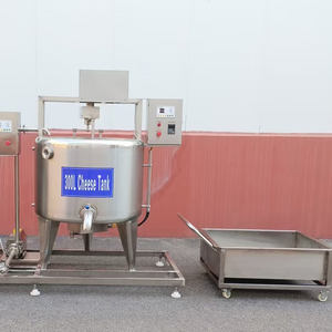 Machine <span class=keywords><strong>professionnelle</strong></span> de séparation du fromage et du lactosérum, cuve à fromage avec coupeur - Product Image 2