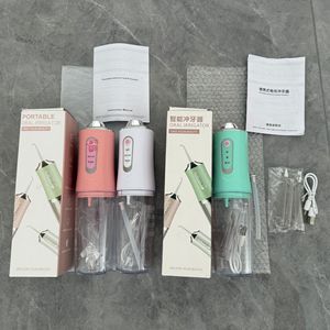 เครื่องทำความสะอาดช่องปากแบบพกพา แบตเตอรี่ในตัว 500mAh 800mAh สามโหมด กันน้ำระดับ IPX7 อุปกรณ์ดูแลช่องปาก - Product Image 1