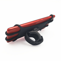 Support de téléphone portable en silicone pour moto et vélo