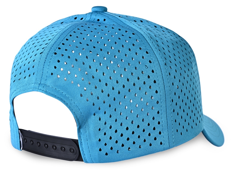 Summer 56cm Embroidery Baseball Caps OEM Leisure Laser Cut Hole Sport Hats