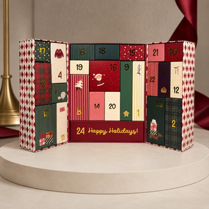 Caja de Calendario de Adviento de <span class=keywords><strong>24</strong></span> Días, Calendario de Adviento Rellenable, Calendario de Cuenta Regresiva para Navidad, Calendario de Adviento Personalizado Impreso al por Mayor - Product Image 3