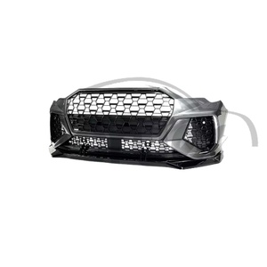 Parrilla Delantera Estilo Deportivo, Cromado Negro, ABS, para <span class=keywords><strong>Audi</strong></span> <span class=keywords><strong>Q3</strong></span>, Repuestos de Auto, Accesorio de Tuning, Kit de Carrocería - Product Image 1