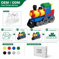 Ensembles de blocs de construction personnalisés, train, jouets pour enfants, jouet de construction STEM, briques éducatives DIY, kit de modélisme créatif, cadeau pour enfants
