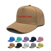 Gorra Trucker de 5 Paneles con Ventilación Perforada, Orificios Transpirables, Logotipo Bordado Personalizado, Gorra Unisex de Alta Calidad