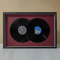 Cadre en bois pour disque vinyle, album musical, décoration murale pour salon, cadeau design, nouveauté