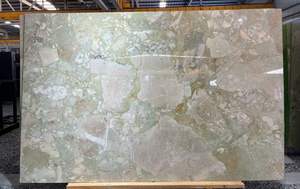 Marbre naturel Breccia Rosata du jardin Monet |   Patchs de tissu vert <span class=keywords><strong>sauge</strong></span> mat et rose blush |   pour les murs, les sols, les comptoirs - Product Image 4