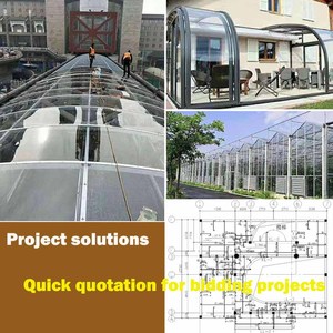 Pabellón Personalizado con Lámina <span class=keywords><strong>de</strong></span> Policarbonato Transparente, Toldo, Cubierta para Pabellón, Protección Solar, Techo para Pabellón, Arcos, Pérgolas, Puente - Product Image 3
