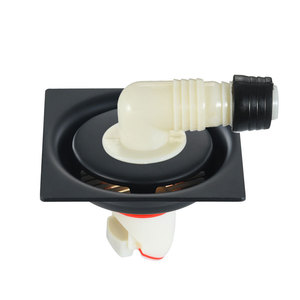 Nhà Máy Giá thép không gỉ bạc đen vòi hoa sen xả phòng tắm thoát nước che giấu chống mùi cống sàn - Product Image 1