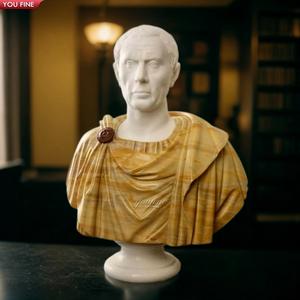 <span class=keywords><strong>Buste</strong></span> <span class=keywords><strong>de</strong></span> Jules <span class=keywords><strong>César</strong></span> en marbre naturel, vente chaude - Product Image 1