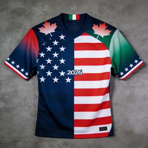 Camiseta de Fútbol al por Mayor CW, Camiseta de la Copa Mundial de Fútbol 2026 Personalizada de Alta Calidad, Fabricante de Uniformes de Fútbol Personalizados para Clubes y Equipos - Product Image 1