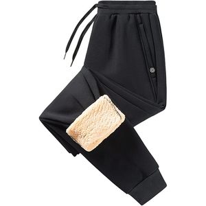 FOXA Mens Winter Sherpa Sweatpants Fleece <b>Lined</b> Warm Pockets Athletic Active <b>Pants</b> - Product Image 1