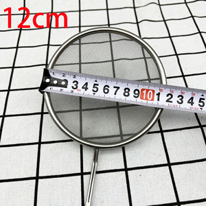 Passoire à huile en acier inoxydable avec long manche, filtre de cuisine pour la cuisson, le drainage de l'huile de soja, ensemble de 3 tailles - Product Image 4